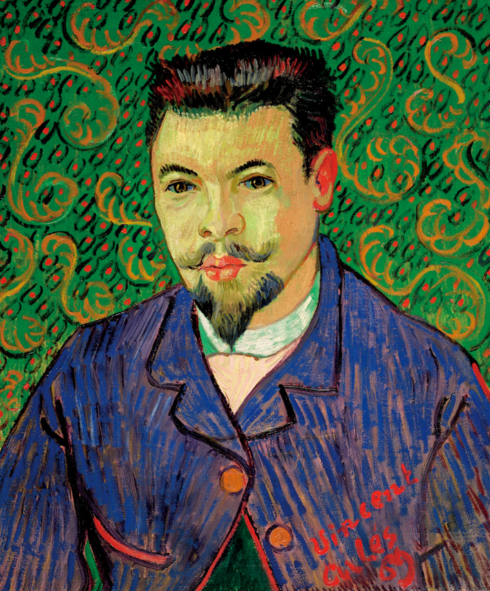  文森特·威廉·梵高  Vincent Willen Van Gogh —— 菲利克斯·雷伊医生肖像